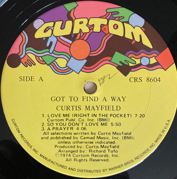 Got To Find A Way - Mayfield, Curtis