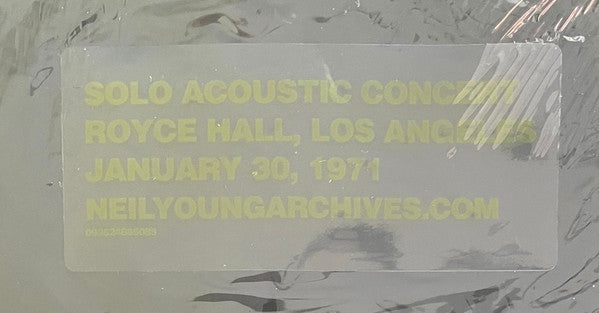 Royce Hall 1971 - Young, Neil