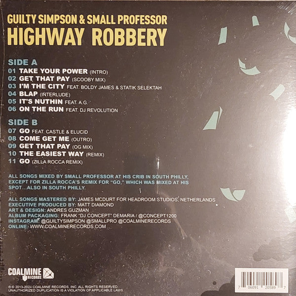 Highway Robbery - Guilty Simpson & Small Professor