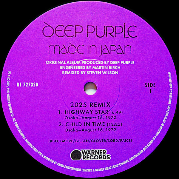 Made in Japan (Steven Wilson Remix) - Deep Purple