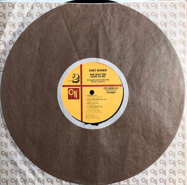 She Was Too Good To Me - Baker, Chet