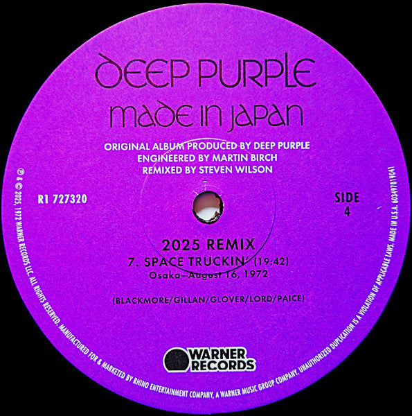 Made in Japan (Steven Wilson Remix) - Deep Purple