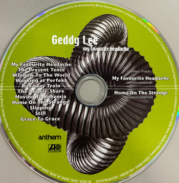 My Favourite Headache - Lee, Geddy