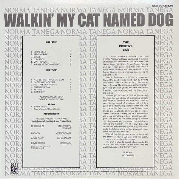 Walkin' My Cat Named Dog - Tanega, Norma