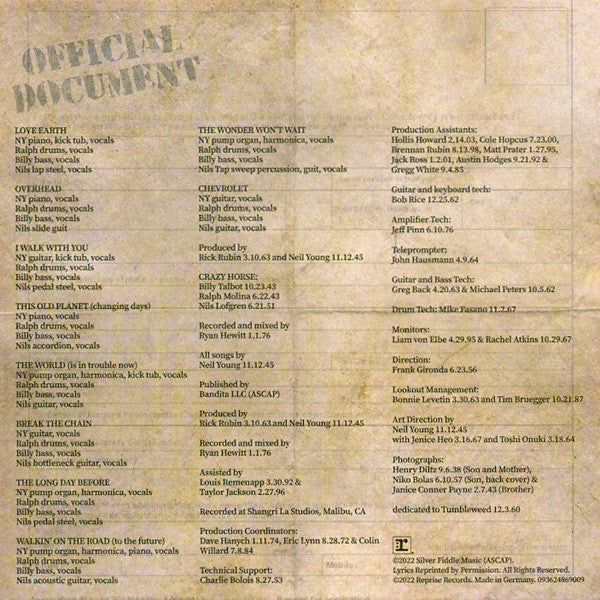 World Record - Young, Neil & Crazy Horse