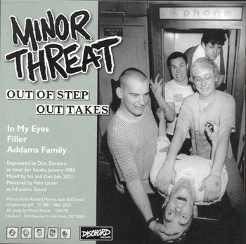 Out of Step Outtakes - Minor Threat