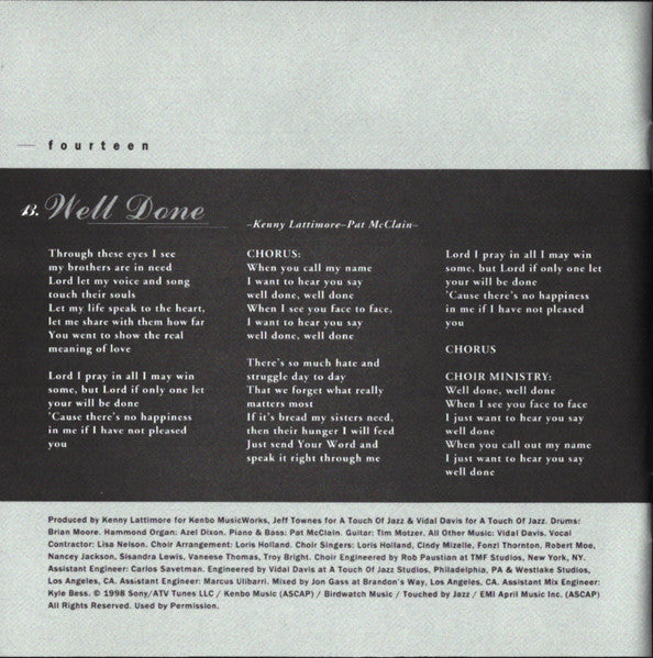 From The Soul Of A Man - Lattimore, Kenny