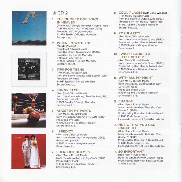 Past Tense (The Best Of Sparks) - Sparks