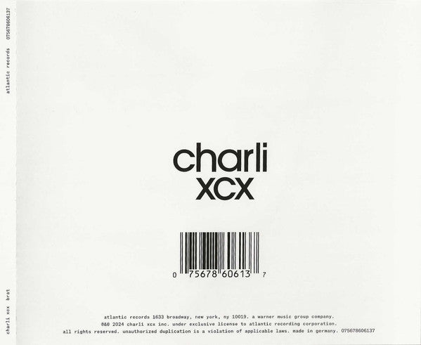Brat And It's The Same But There's Three More Song - Charli XCX