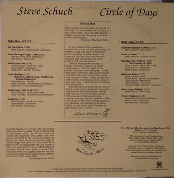 Circle Of Days - Schuch, Steve