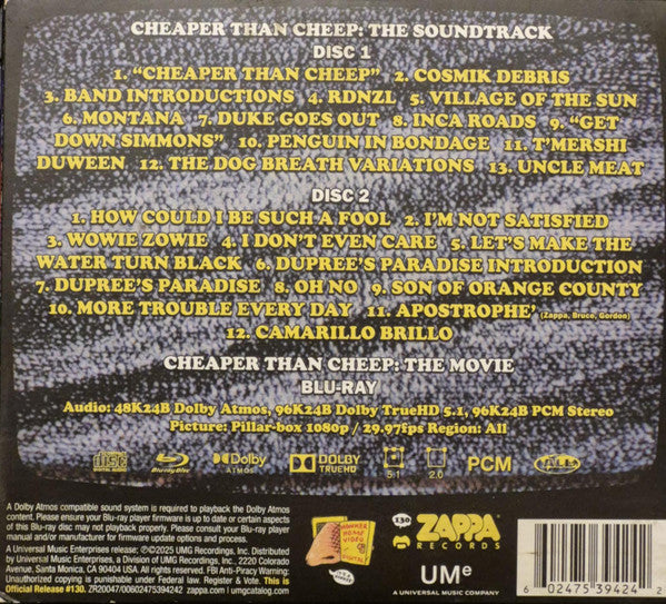 Cheaper Than Cheep - Zappa, Frank