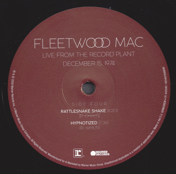 1973 To 1974 - Fleetwood Mac