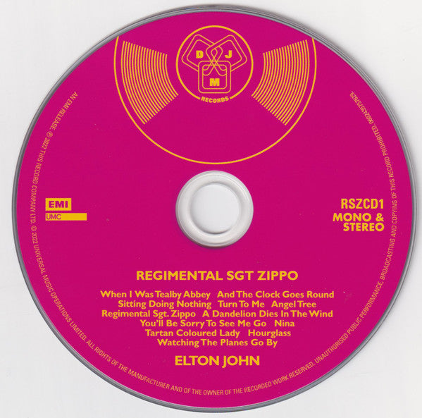 Regimental Sgt. Zippo - John, Elton