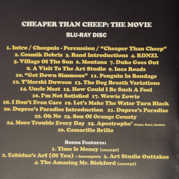 Cheaper Than Cheep - Zappa, Frank