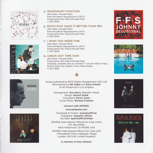 Past Tense (The Best Of Sparks) - Sparks