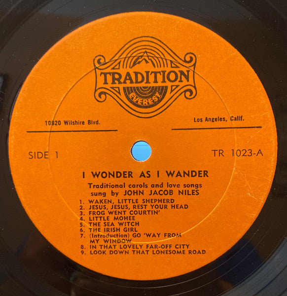 I Wonder As I Wander (Carols And Love Songs) - Niles, John Jacob