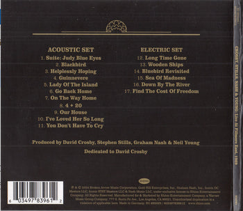 Live At Fillmore East, 1969 - Crosby Stills Nash & Young