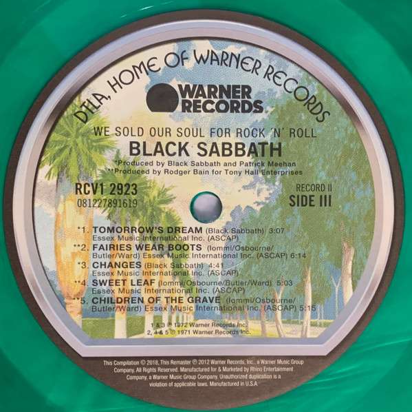 We Sold Our Soul For Rock 'N' Roll - Black Sabbath