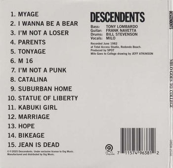 Milo Goes to College - Descendents