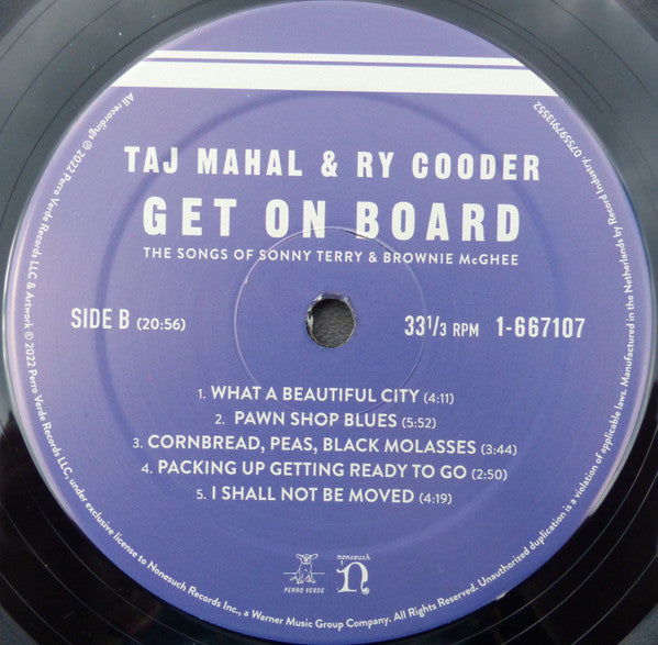 Get On Board - Taj Mahal & Ry Cooder