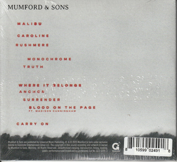 Rushmere - MUMFORD & SONS