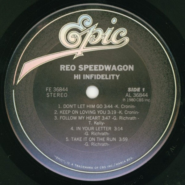 Hi Infidelity - REO Speedwagon