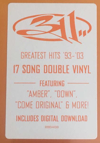 Greatest Hits 93-03 - 311 [LP]