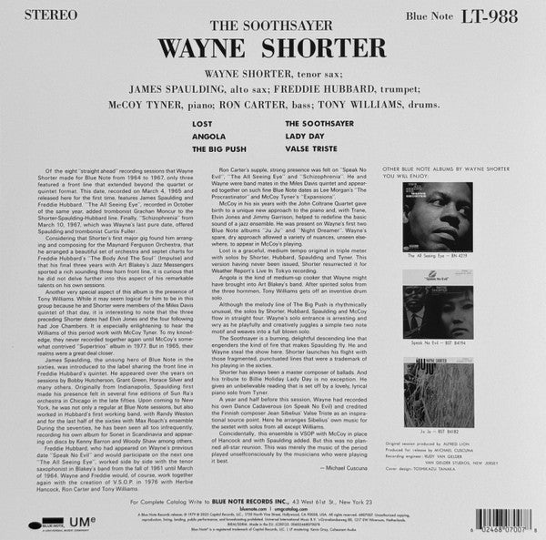 The Soothsayer (Blue Note Classic Vinyl Edition) - Shorter, Wayne