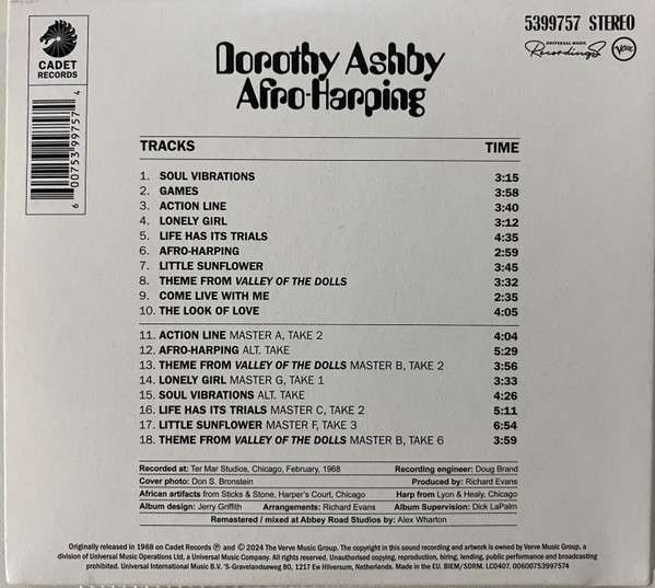 Afro-Harping [Deluxe] - Dorothy Ashby