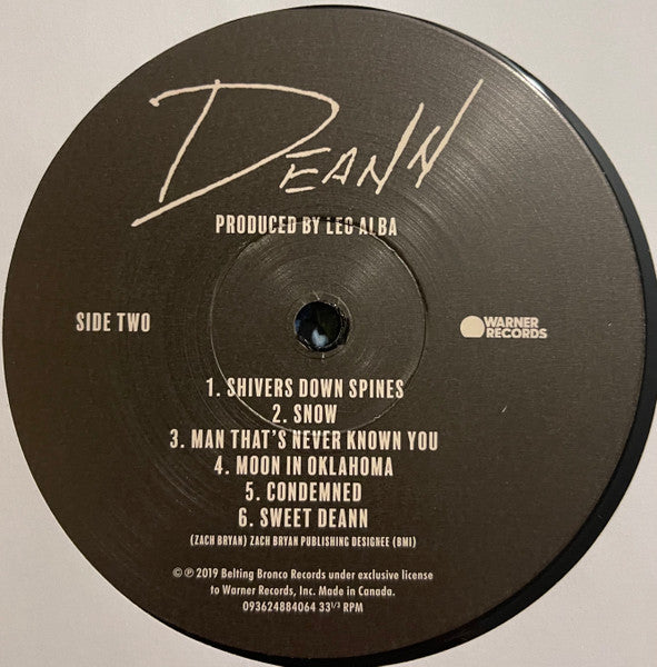 Deann - Zach Bryan [LP]