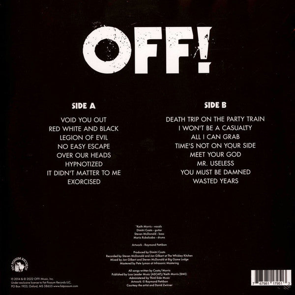 Wasted Years - Off!