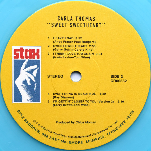 Sweet Sweetheart [Translucent Light Blue LP] - Thomas, Carla