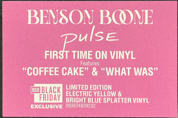 Pulse - Boone, Benson