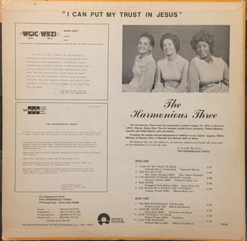I Can Put My Trust In Jesus - The Harmonious Three