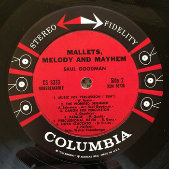 Mallets Melody & Mayhem - The Exciting Percussion  - Goodman, Saul