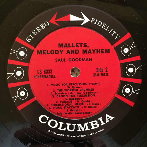 Mallets Melody & Mayhem - The Exciting Percussion  - Goodman, Saul