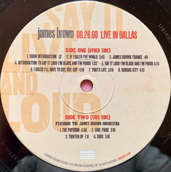 Say It Live And Loud: Live In Dallas 8.26.68 - Brown, James