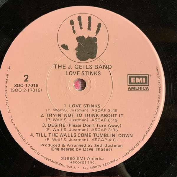 Love Stinks - Geils, J. Band