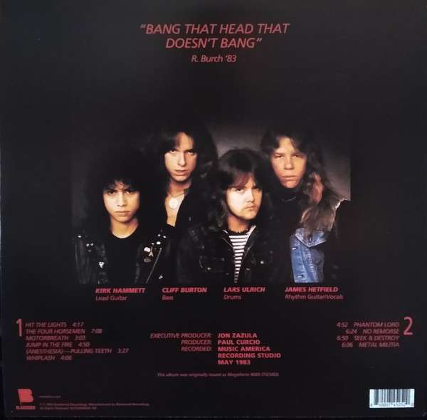 Kill Em All - Metallica