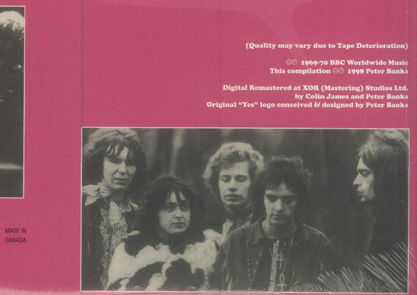 Beyond & Before - Bbc Recordings 1969-1970 - Yes