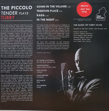 The Piccolo: Tender Plays Tubby - Tenderlonious