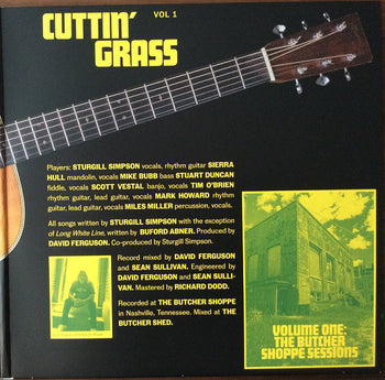 Cuttin' Grass Vol. 1 (The Butcher Shoppe Sessions) - Simpson, Sturgill