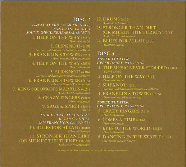Blues For Allah - Grateful Dead