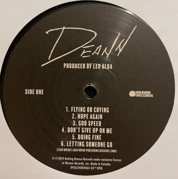 Deann - Zach Bryan [LP]