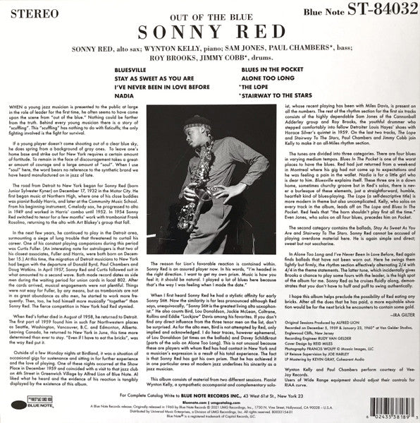 Out Of The Blue - Red, Sonny