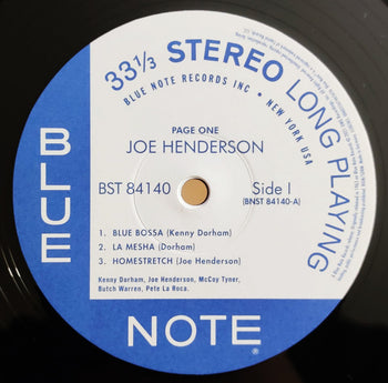 Page One - Henderson, Joe