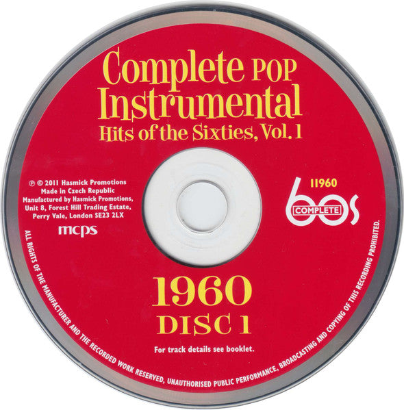 Complete Pop Instrumental Hits Of The Sixties, Vol - Various
