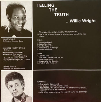 Telling The Truth - Wright, Willie