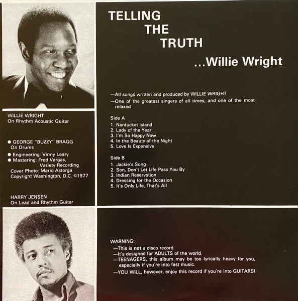 Telling The Truth - Wright, Willie
