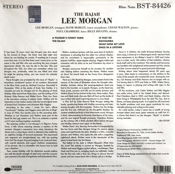 The Rajah - Morgan, Lee